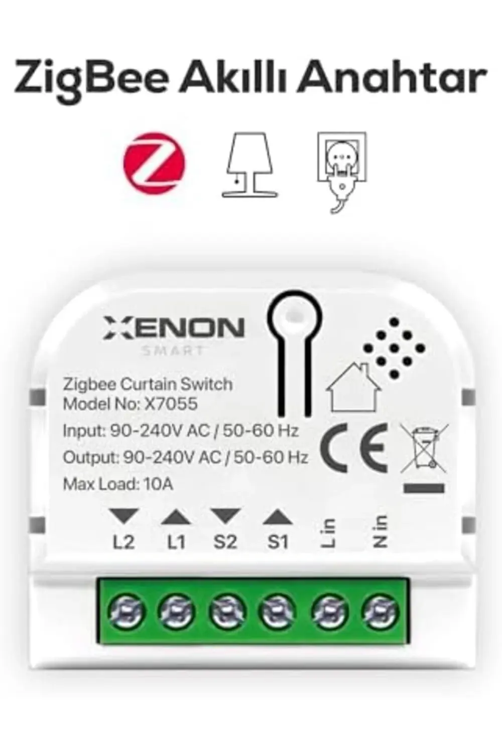 trendyvision Smart Akıllı Panjur Anahtarı Elektrikli Panjur Perde