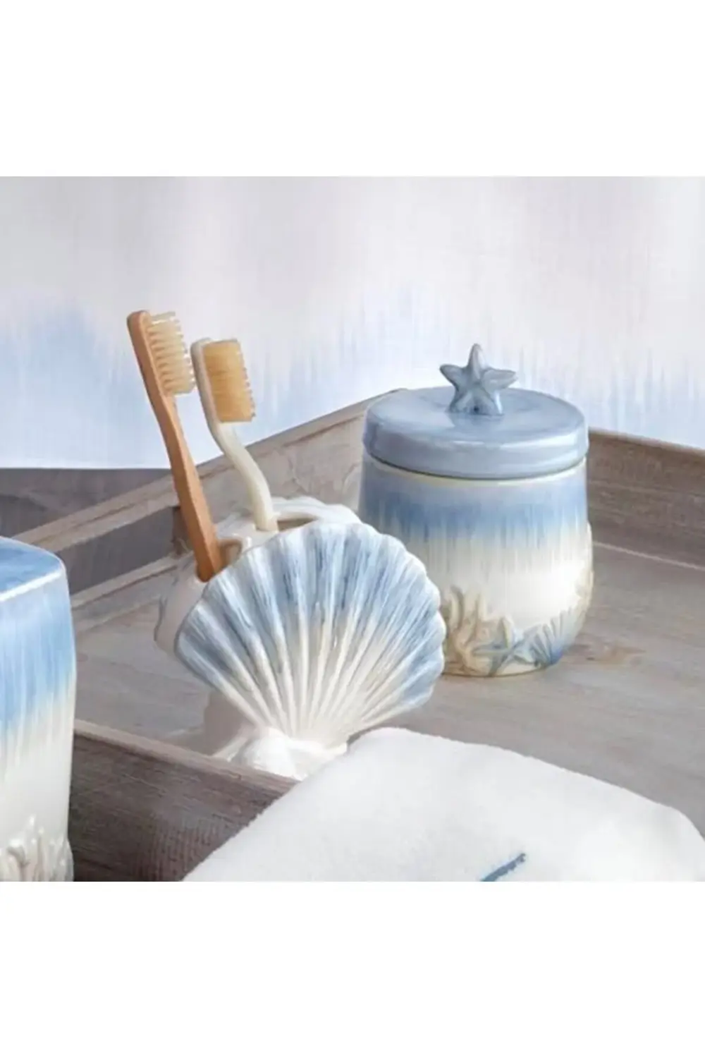 trendyvision Soyut Coastal diş fırçası tutucu, çok renkli buyflic