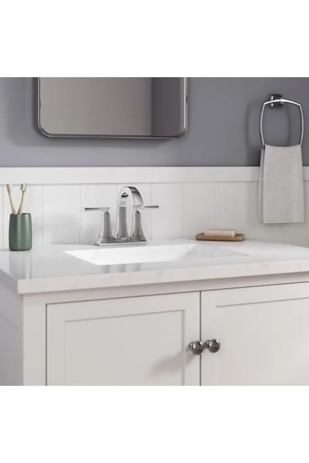 trendyvision Standard 7426201.002, Belmeade İki Kulplu 4 İnç Bany