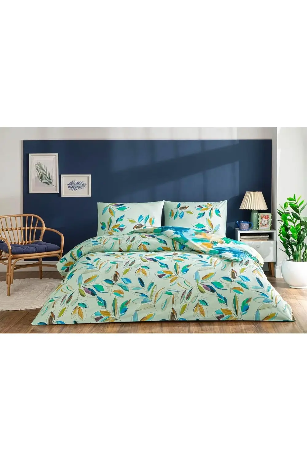 trendyvision Standart Nevresim Takımı, Yeşil, Çift Kişilik buyfli