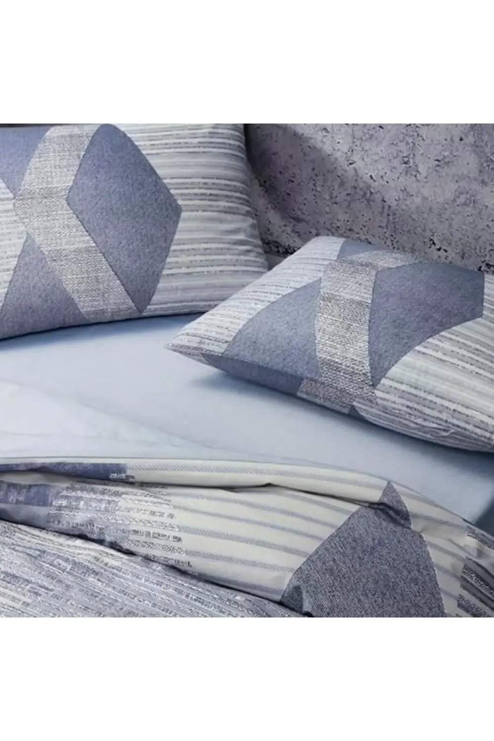 trendyvision Standart Pamuk Nevresim Takımı, Mavi, Çift Kişilik b