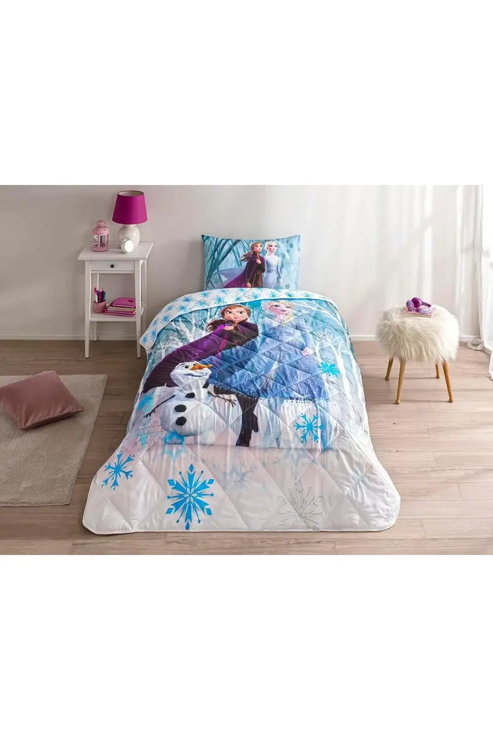 trendyvision Standart Pamuk Nevresim Takımı, Mavi, Tek Kişilik bu