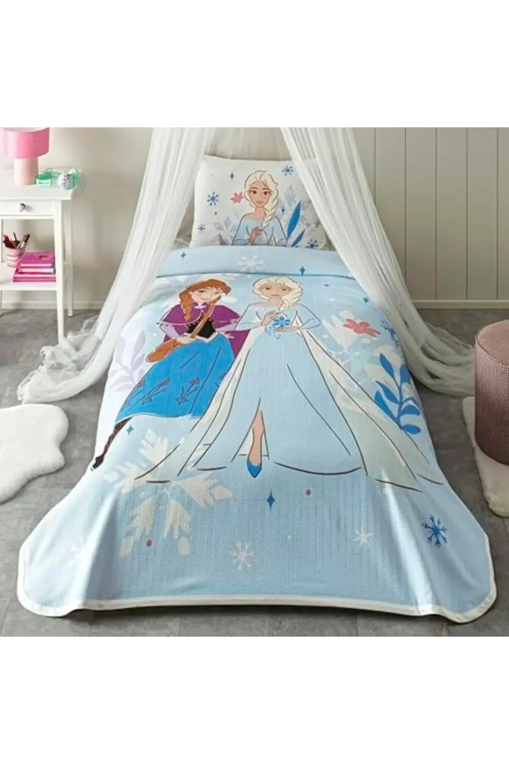 trendyvision Standart Pamuk Nevresim Takımı, Mavi, Tek Kişilik bu