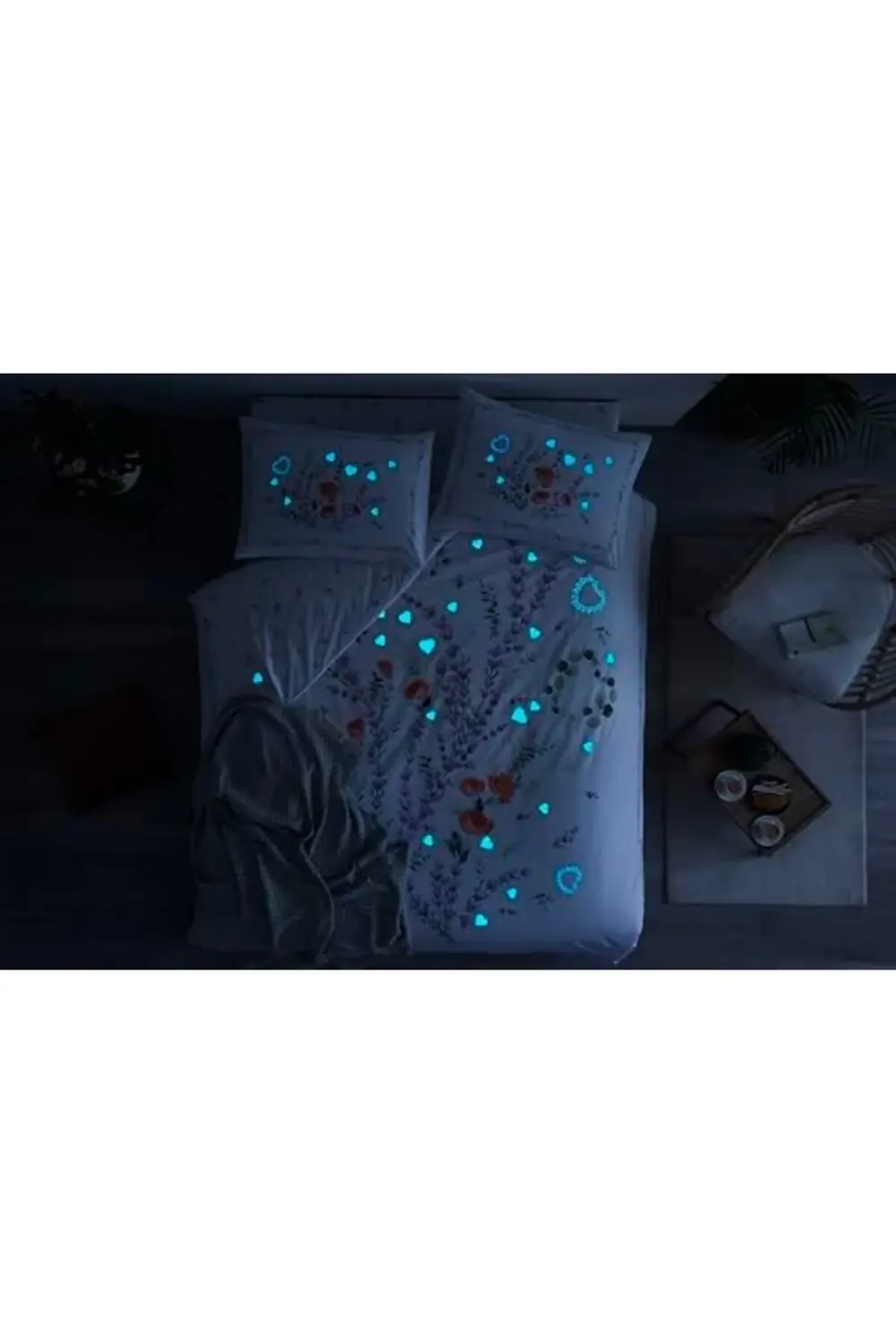 trendyvision Sunshine Standart Pamuk Nevresim Takımı, Yeşil, Çift