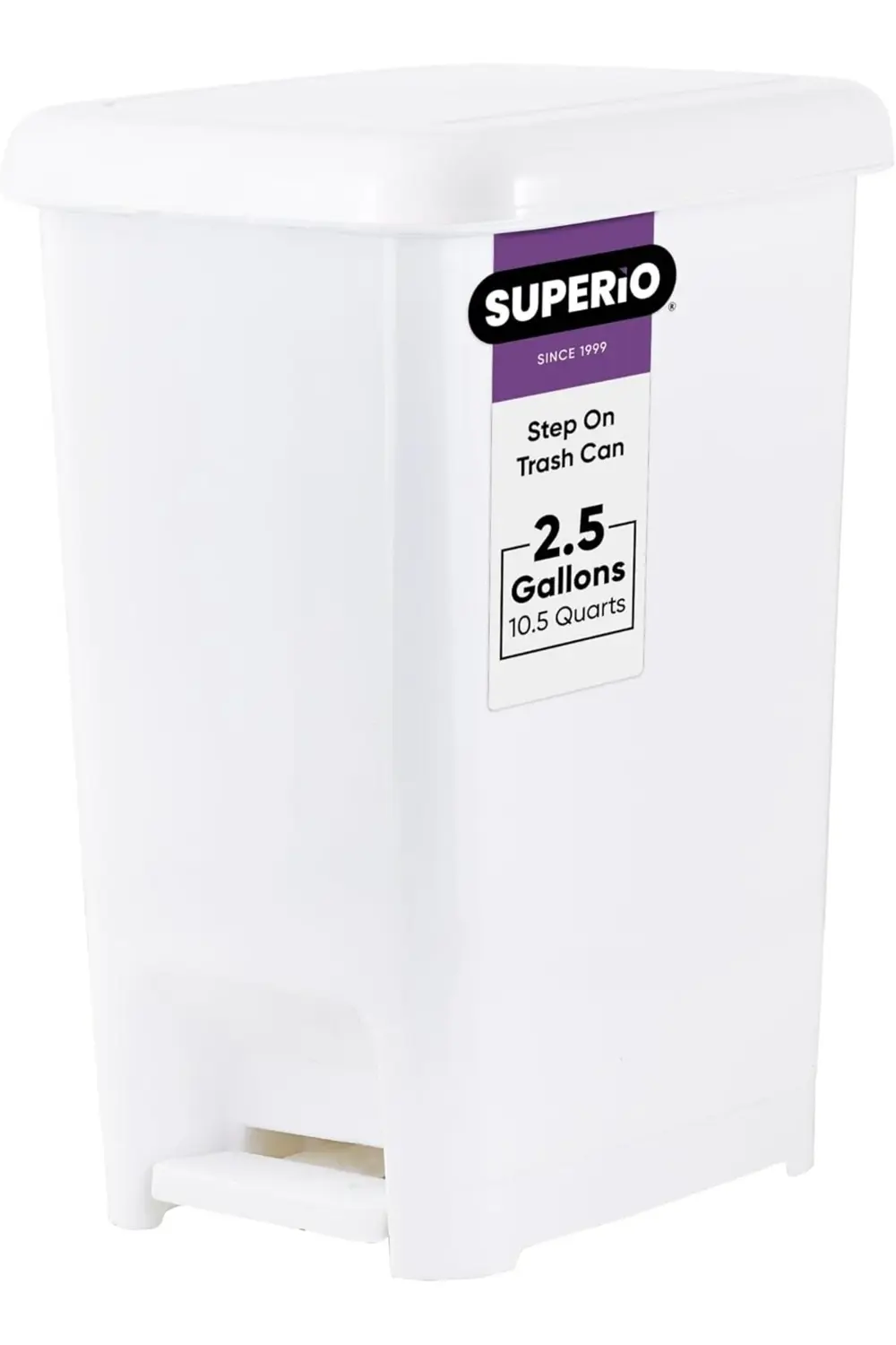 trendyvision Superio Plastik Mini Çöp Tenekesi, Ayak Pedallı, Aya