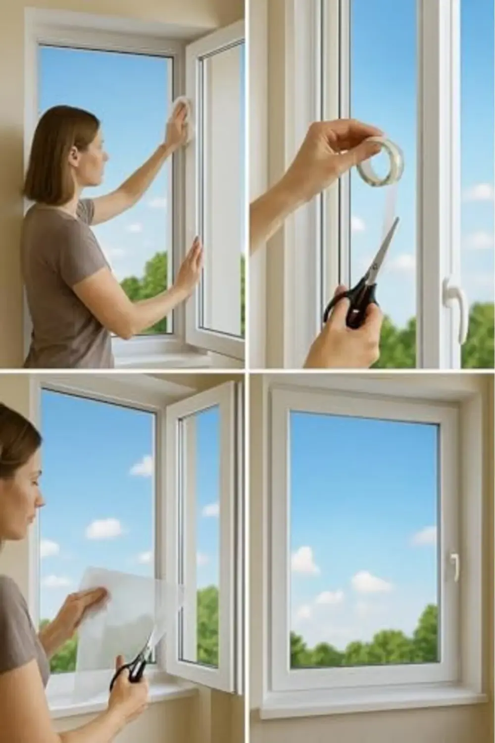 trendyvision Tek Kanat Pratik Sineklik, 0.75 m x 1.25 m Tül, Kapı