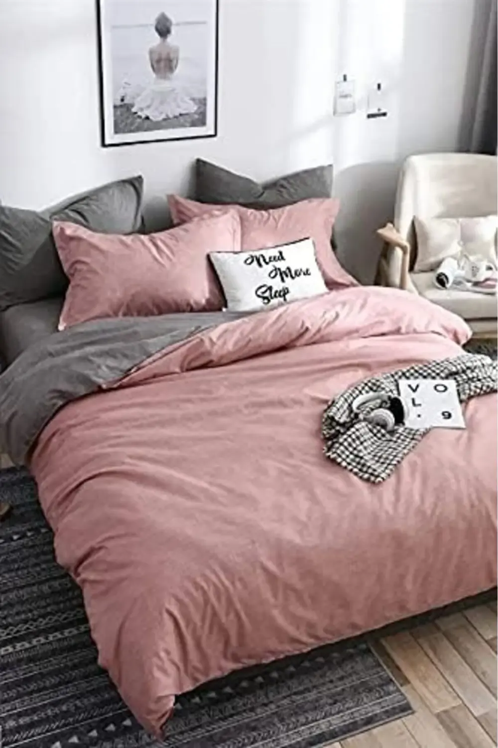 trendyvision Tek Kişilik Çift Taraflı Nevresim Takımı - Lastikli