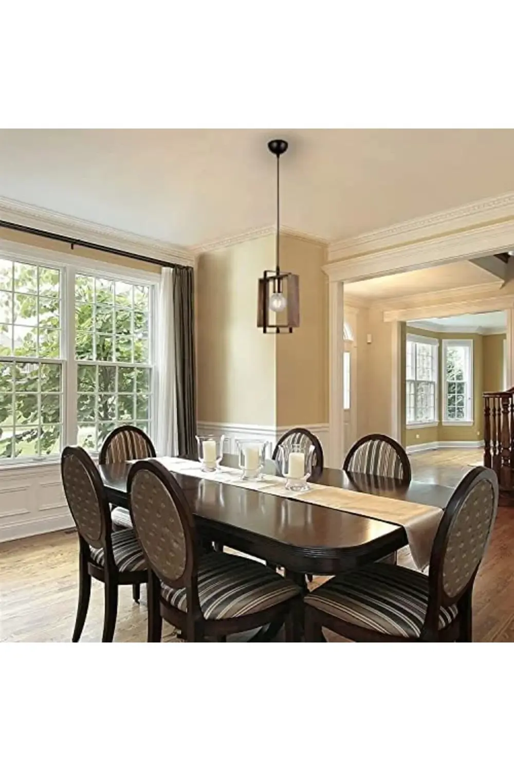 trendyvision Tekli Eskitme Siyah Boyalı Avize 1 X E27 buyflicker