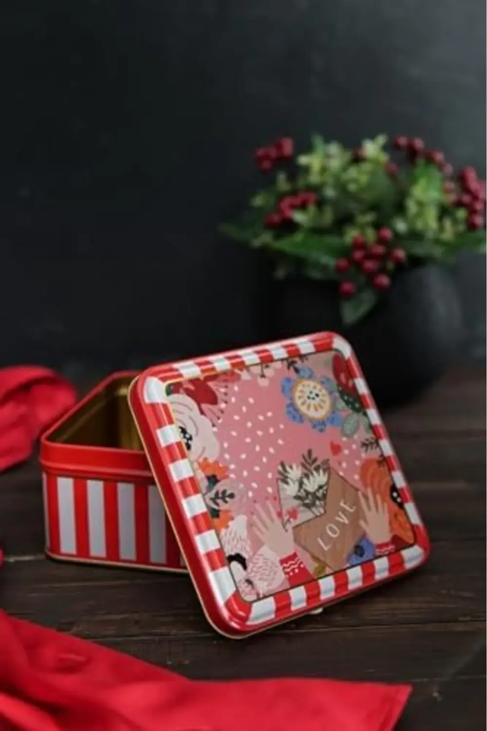 trendyvision Temalı 2'li Dekoratif Metal Kutu Seti, buyflicker 39