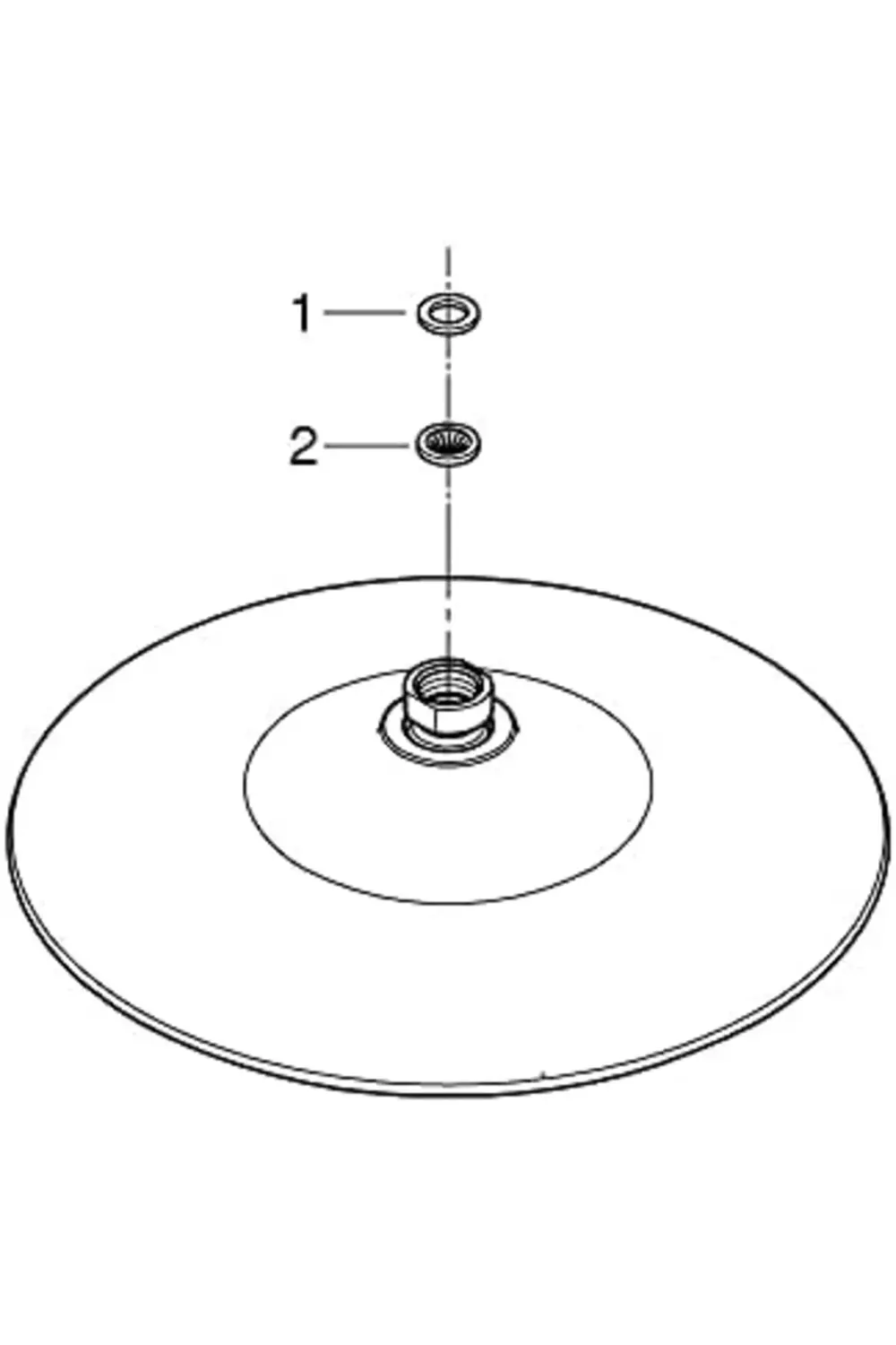 trendyvision Tepe Duşu 26 cm 3 Akışlı Euphoria Krom - 26455000 bu