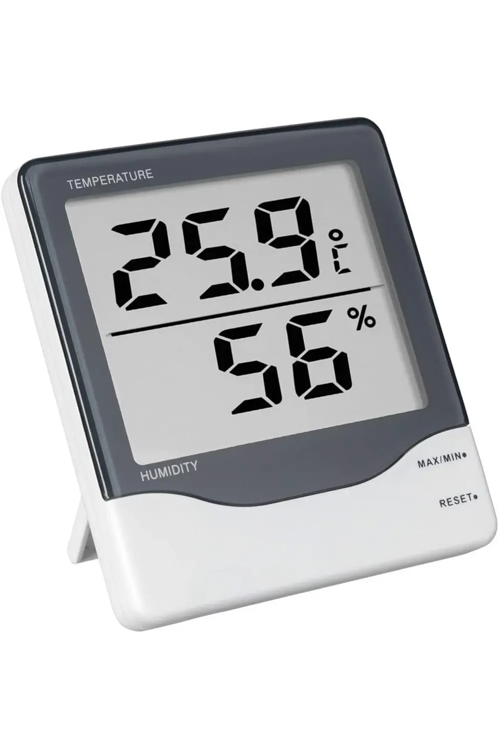 trendyvision TFA TFA30.5002 Dijital Sıcaklık ve Nem Ölçer, Siyah