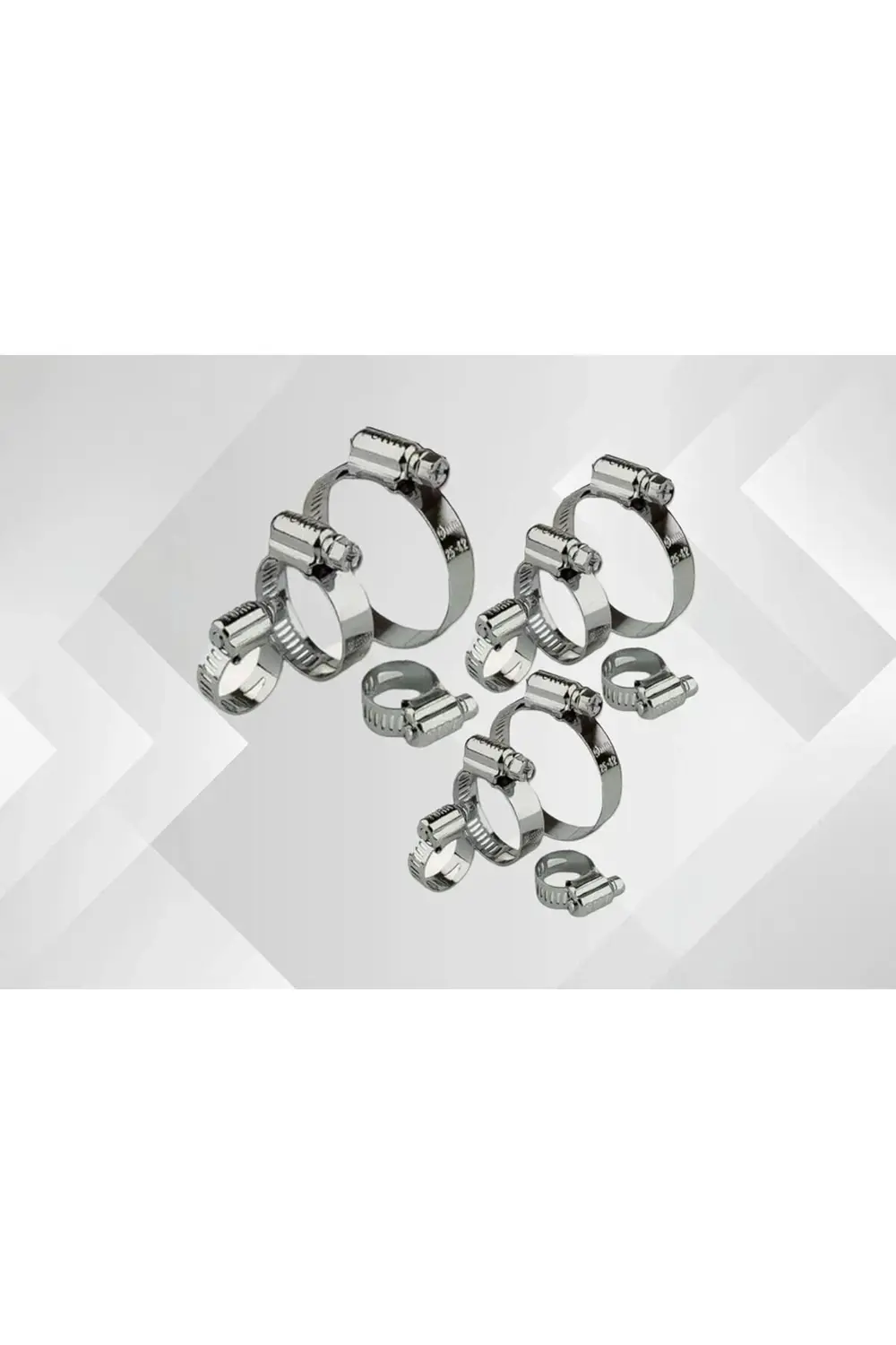 trendyvision Tork Ayarlı Hortum Kelepçesi 406 Paslanmaz Çelik, 12