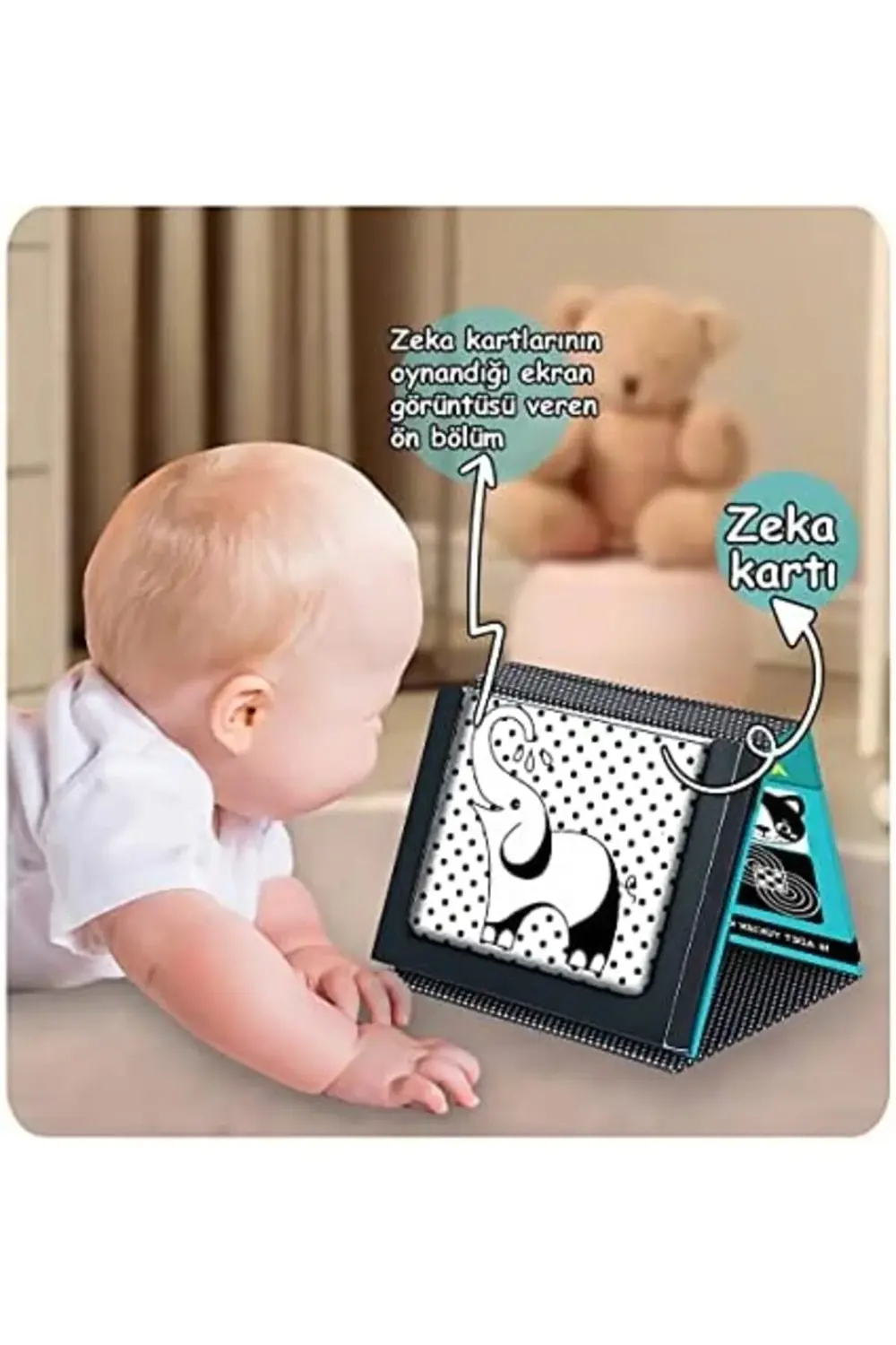 trendyvision Tummy Time Aynalı Zeka Kartları buyflicker 395519