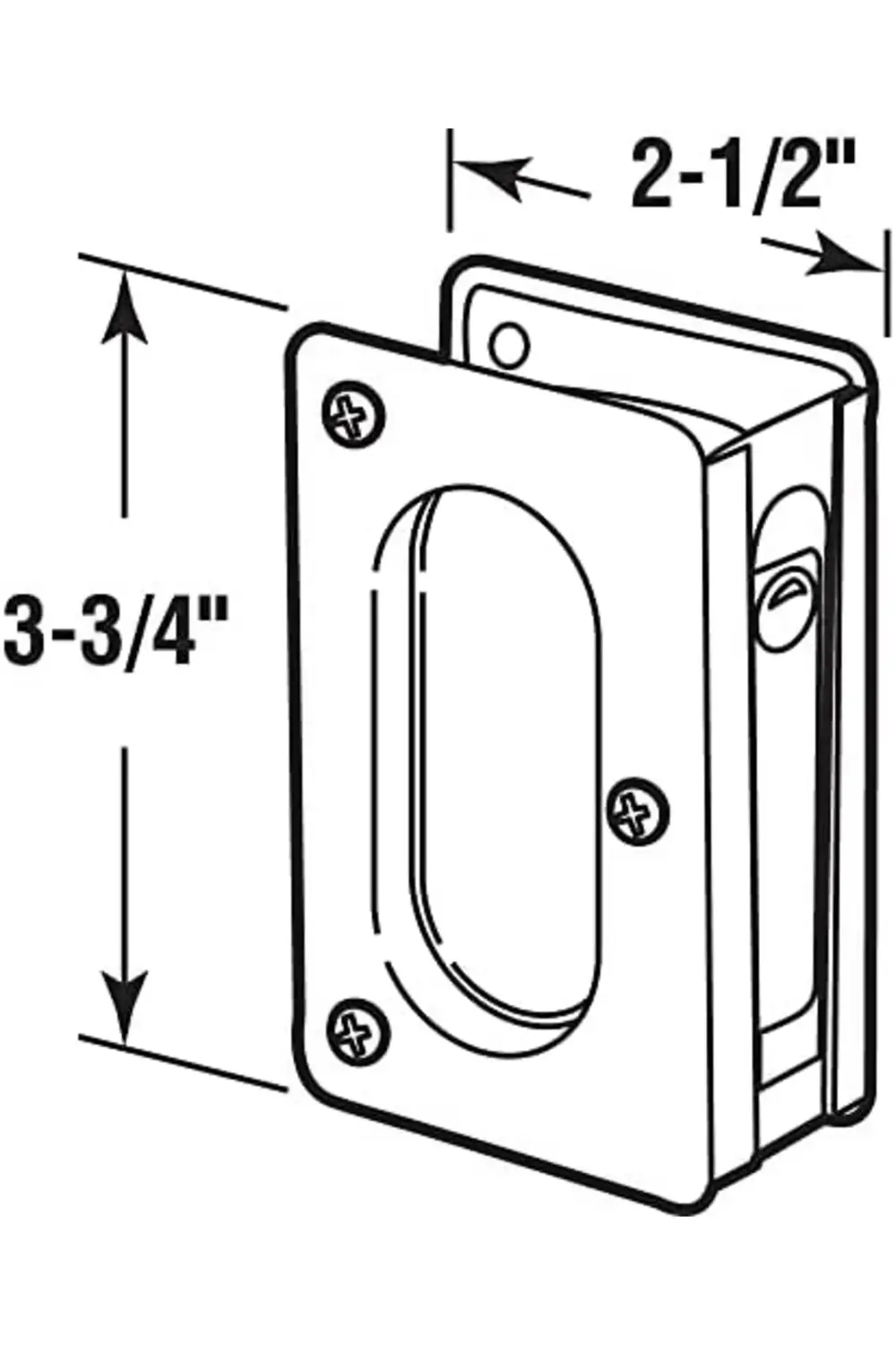 trendyvision ürünler N 7363 Closet kapı Passage Pull buyflicker 3