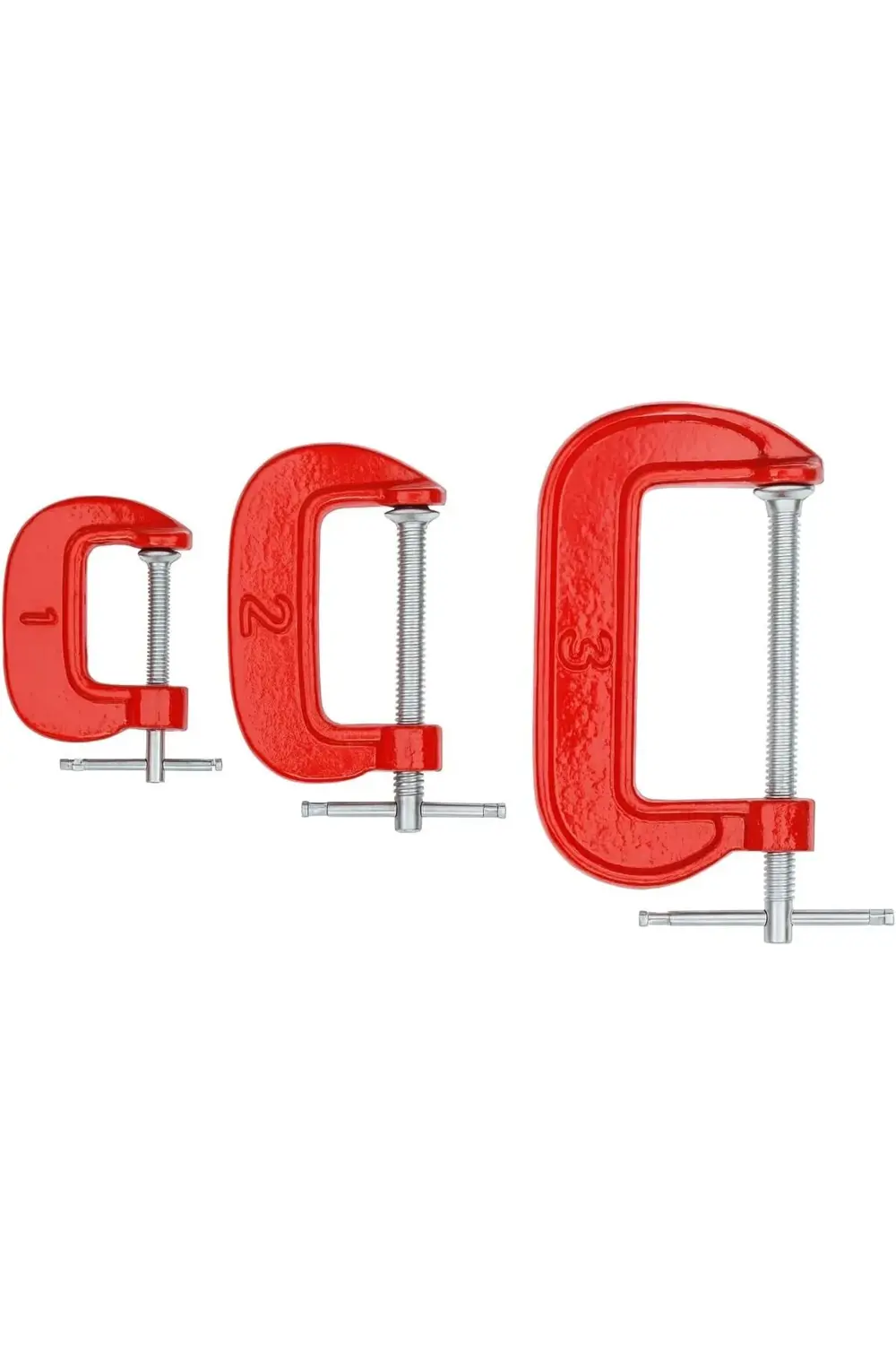 trendyvision Vidalı mengene 3'lü set 25 mm, 50 mm, 75 mm buyflick