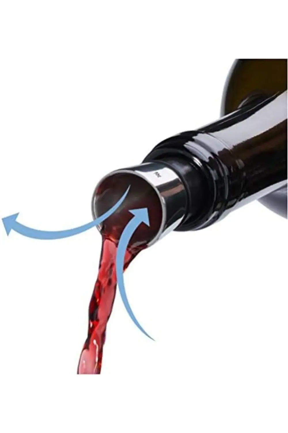 trendyvision Vino Çelik Şarap Dekanteri & Tıpası buyflicker 39551