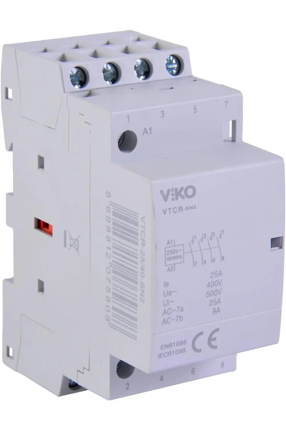 trendyvision VTCR-25/40 Sessiz Kontaktör 25A 4no buyflicker 39551