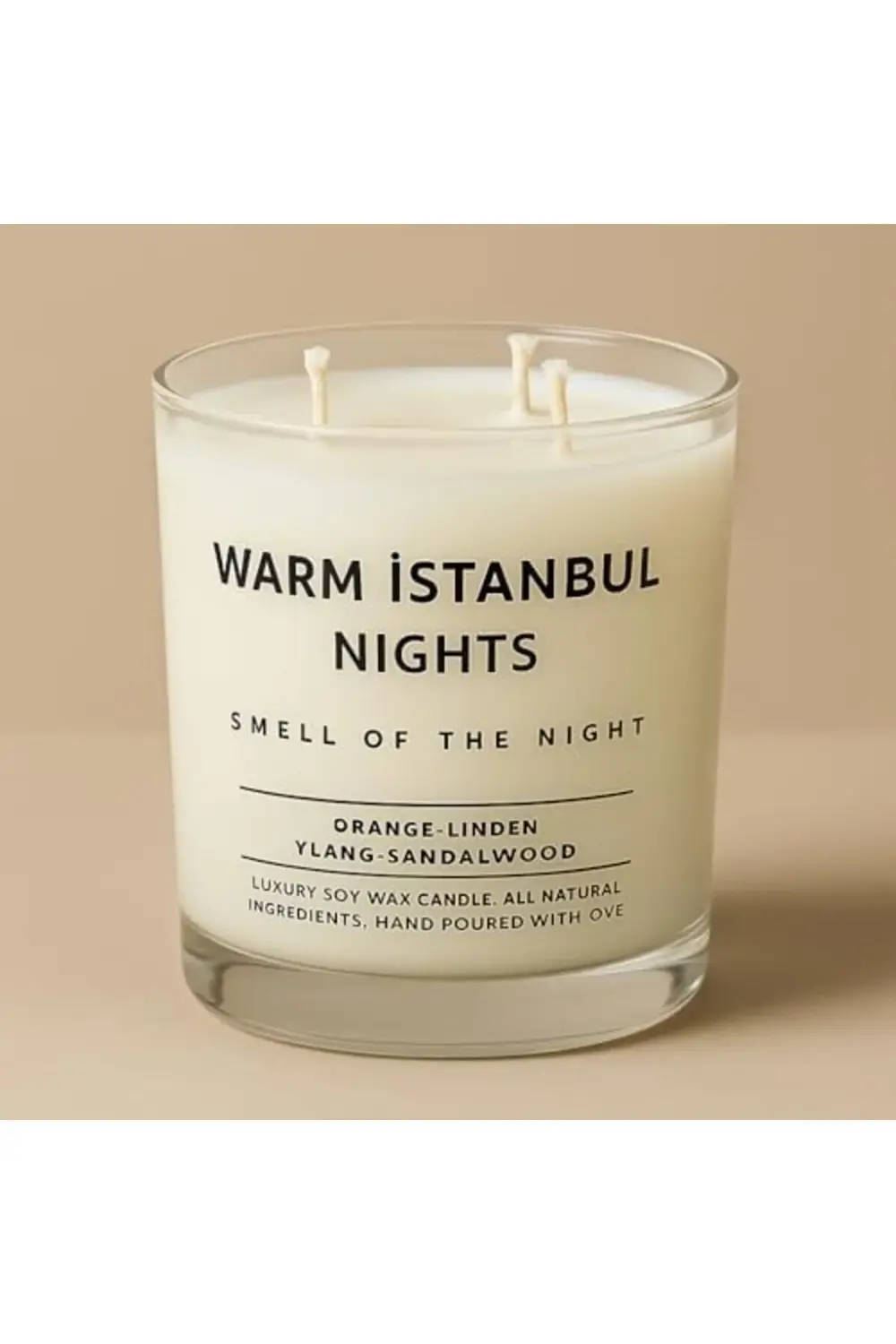 trendyvision Warm Istanbul Nights | Premium Soya Mumu | 12 oz, 3