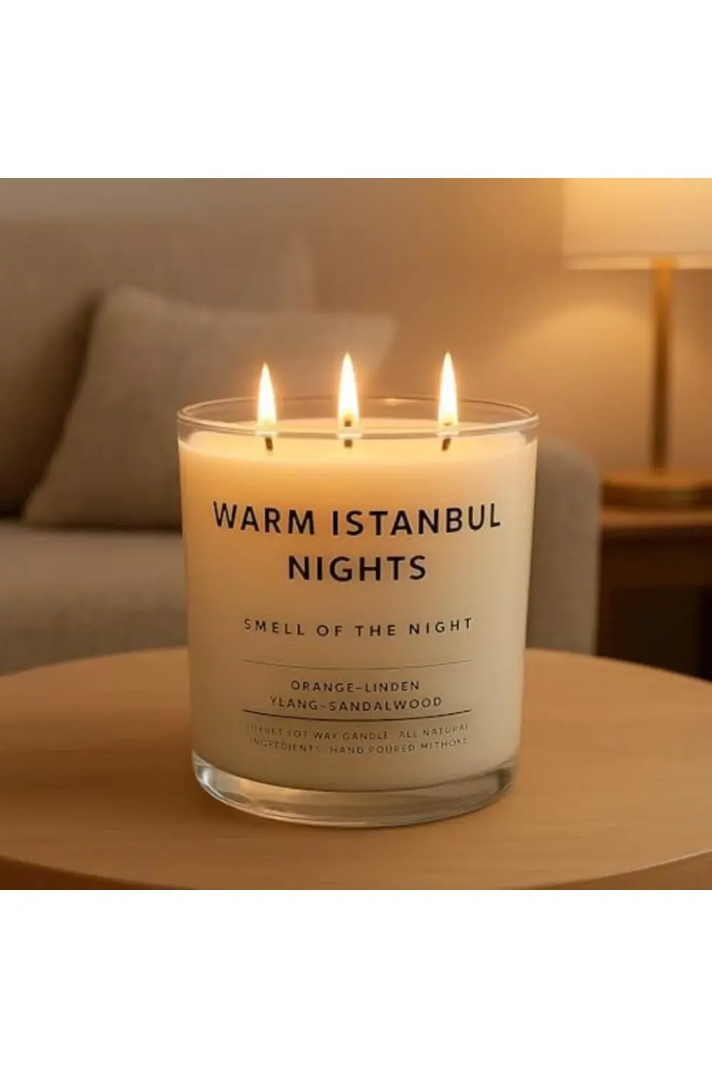 trendyvision Warm Istanbul Nights | Premium Soya Mumu | 12 oz, 3