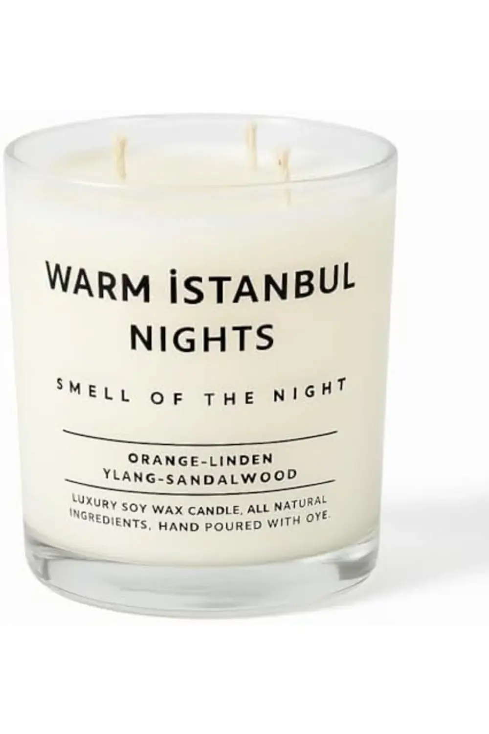 trendyvision Warm Istanbul Nights | Premium Soya Mumu | 12 oz, 3