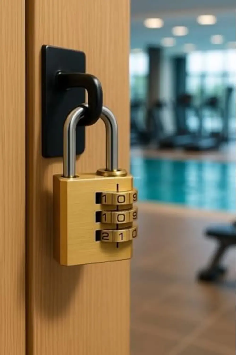 trendyvision Worex Şifreli Asma Kilit, Pirinç, 3 Haneli Şifre, 79