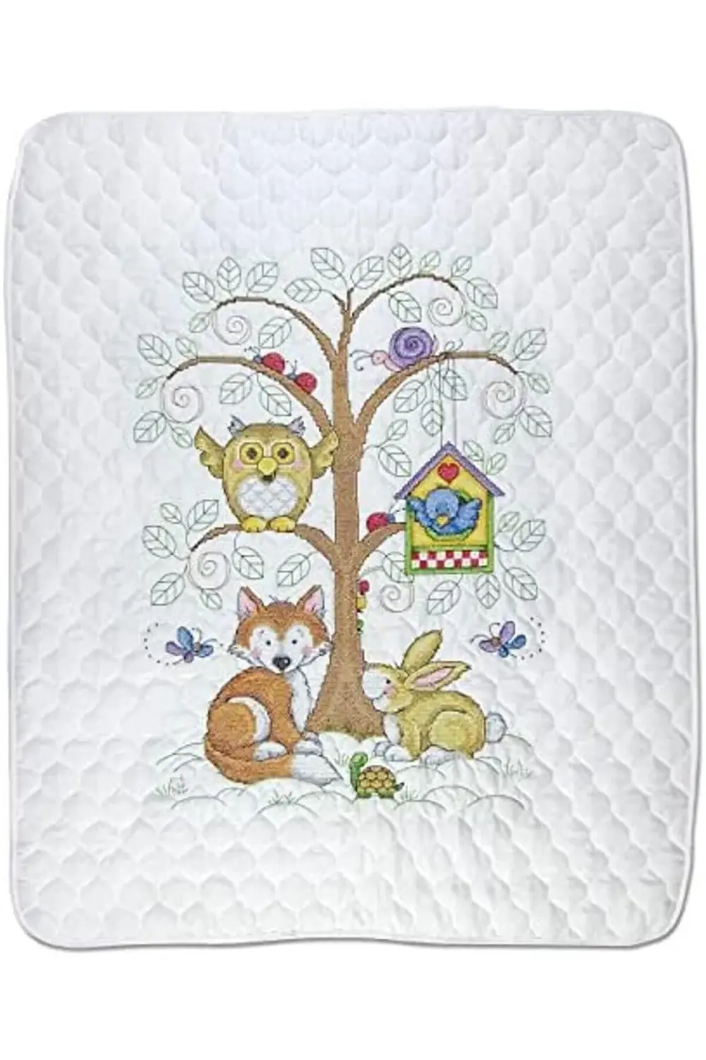 trendyvision Works Crafts Kanaviçe Yorgan Seti, Bebek Ormanı için