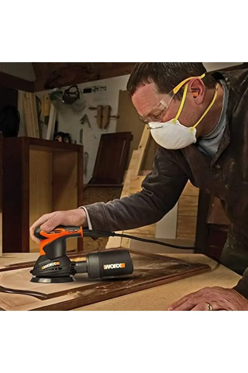 trendyvision WX652.1 320Watt 125mm Profesyonel Eksantrik Zımpara