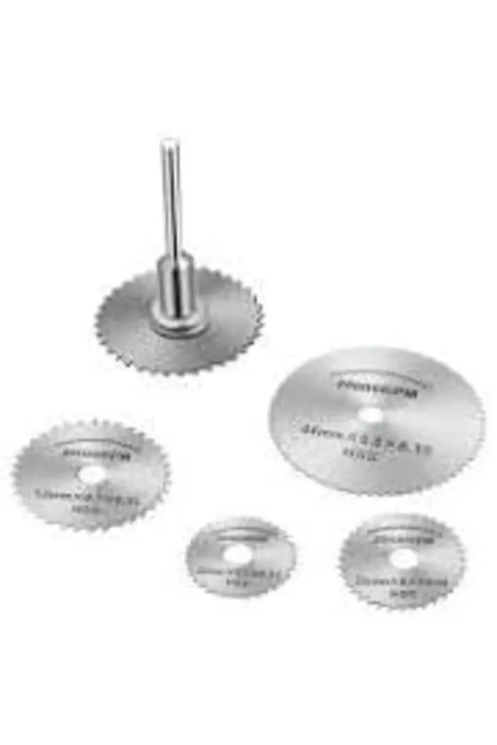 trendyvision YAPI Daire testere bıçağı seti, 6 adet döner alet el