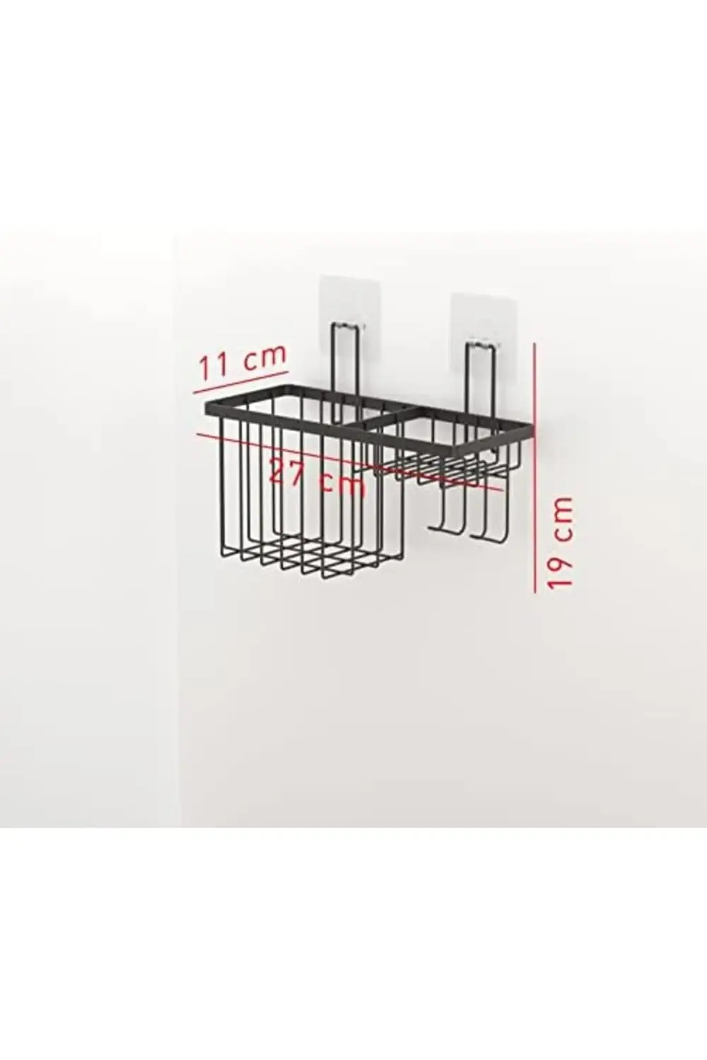 trendyvision Yapışkanlı Tek Katlı Sabunluk Raf ST309 buyflicker 3