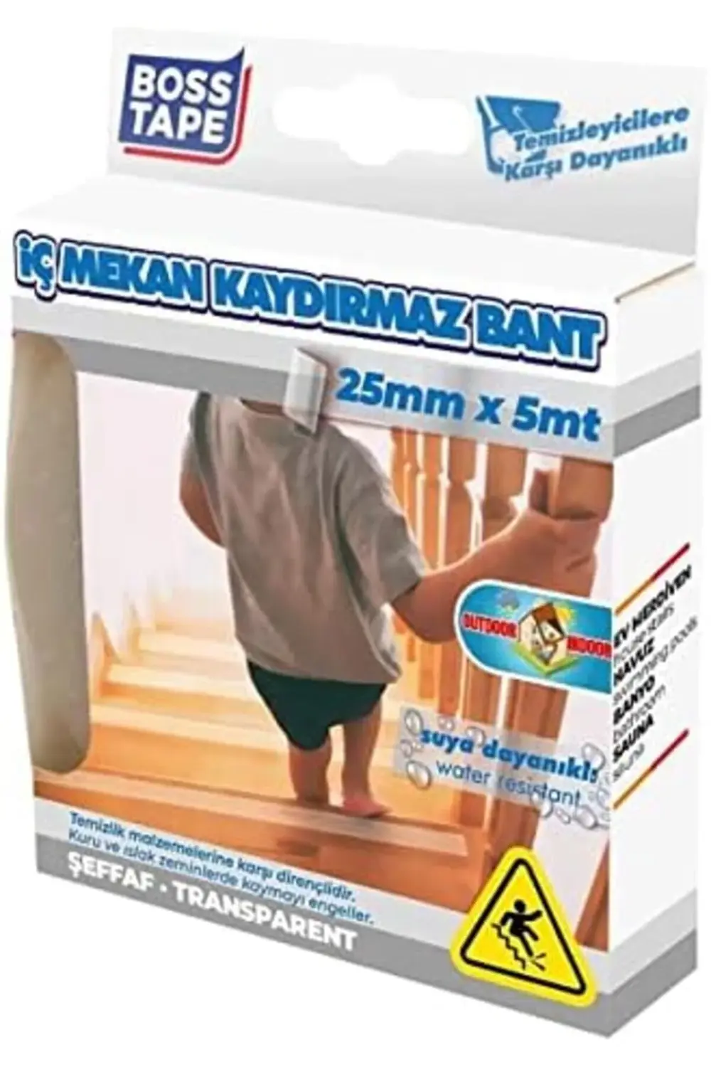 trendyvision Zemin Kaydırmaz 25 mm x 5 mt Şeffaf buyflicker 39551