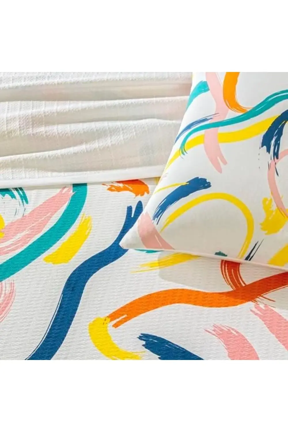 trendyvision Zest Standart Pamuk Nevresim Takımı, Turuncu, Tek Ki