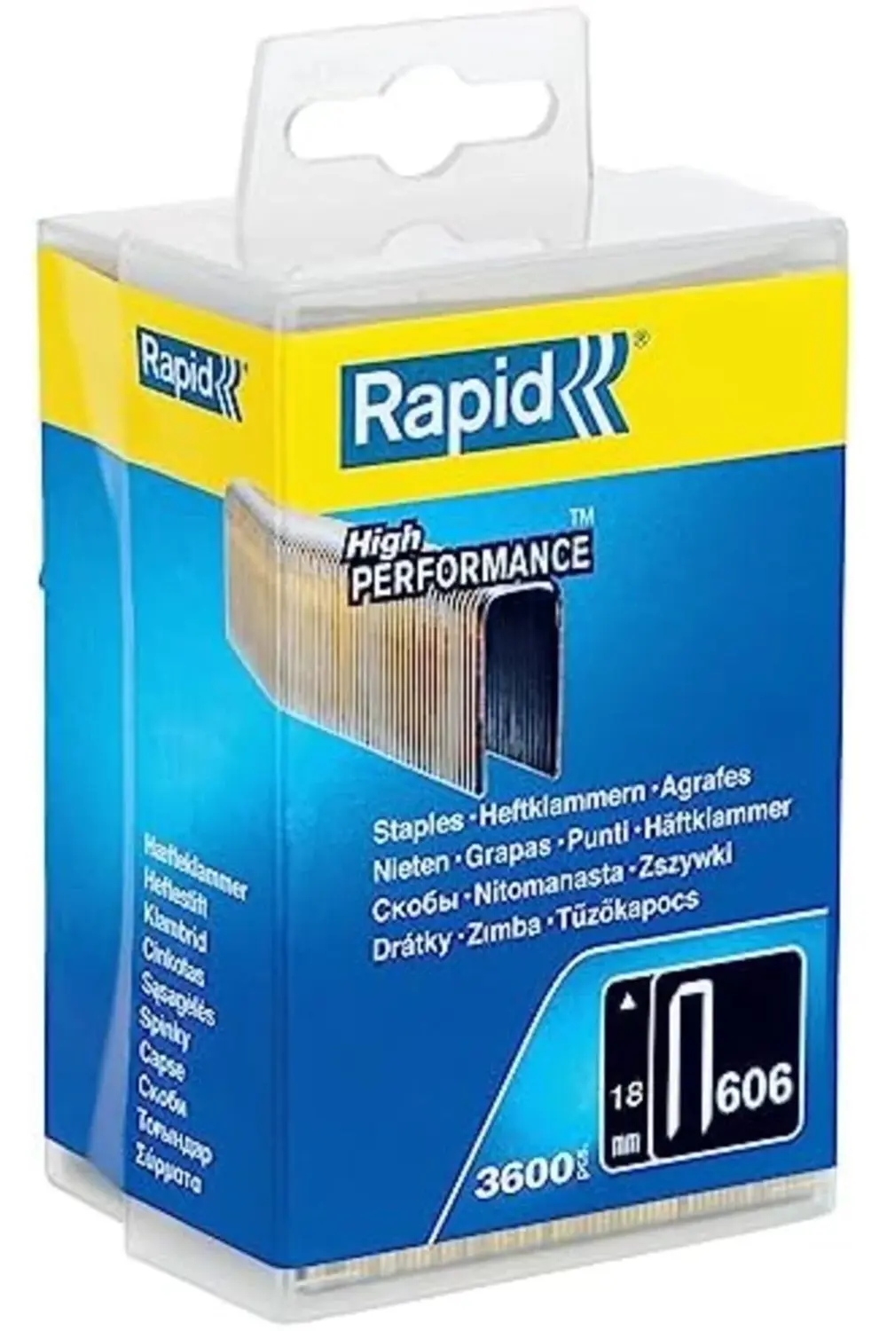 trendyvision Zımba teli Tip 606, 18 mm zımba, 3.600 adet plastik