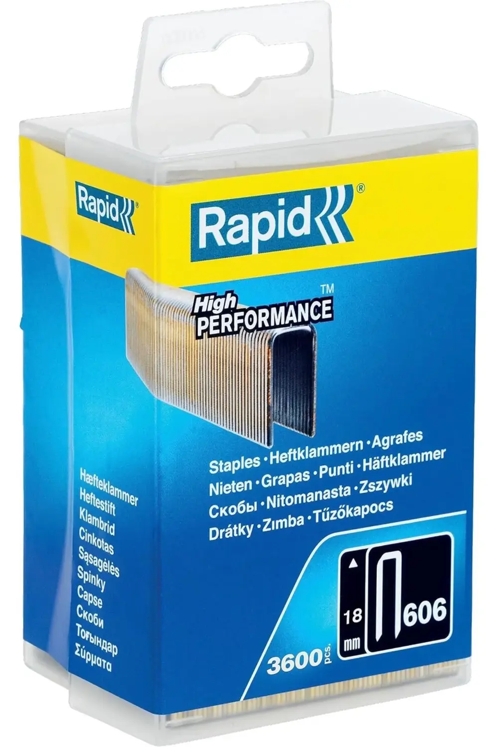 trendyvision Zımba teli Tip 606, 18 mm zımba, 3.600 adet plastik