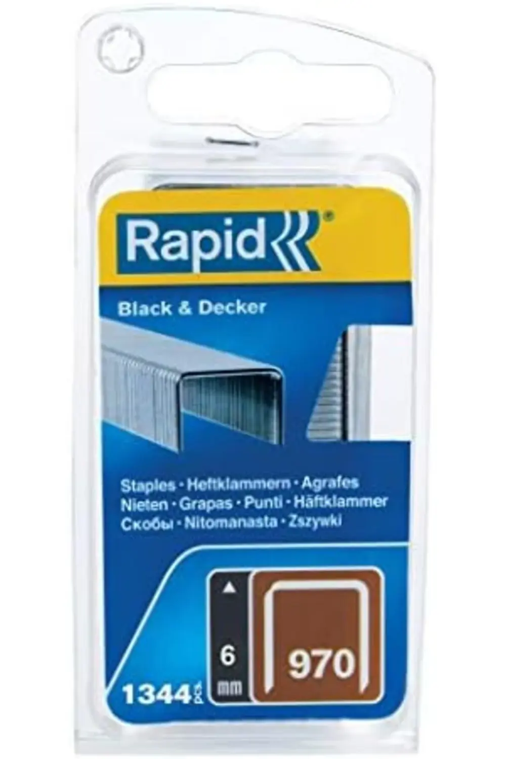 trendyvision Zımba teli Tip 970, 6 mm zımba, 1.344 adet, & Decker