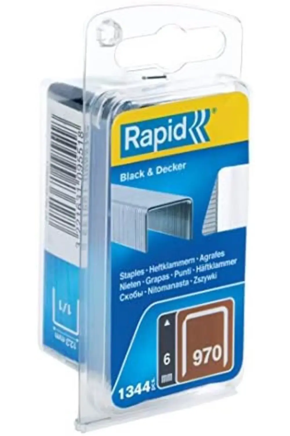 trendyvision Zımba teli Tip 970, 6 mm zımba, 1.344 adet, & Decker