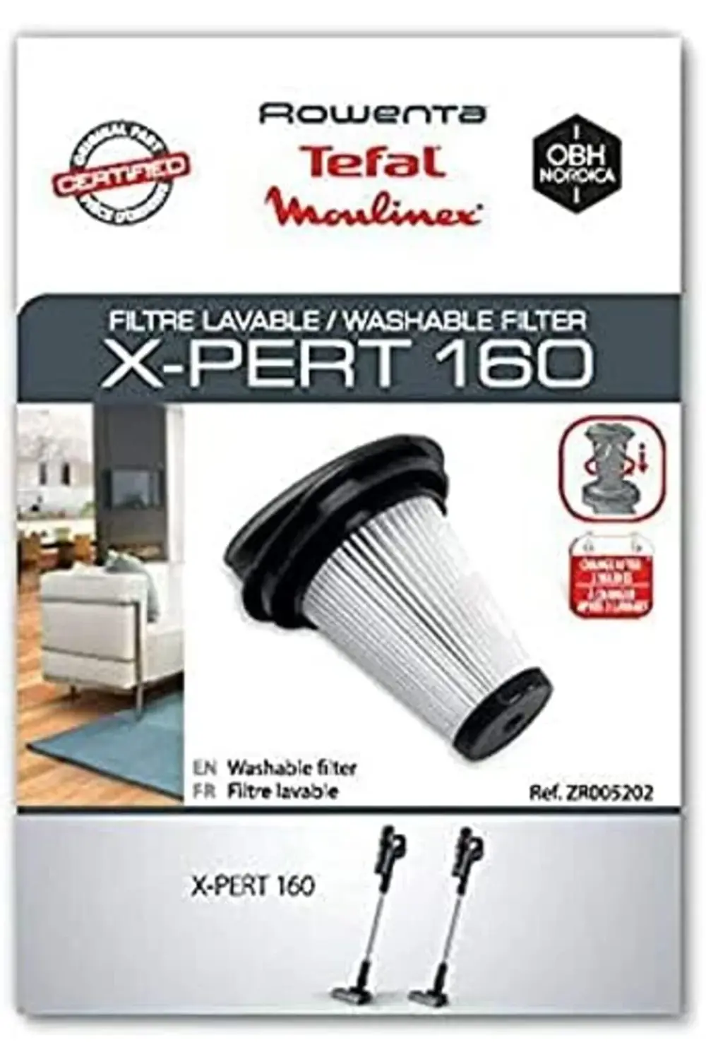 trendyvision ZR005202 X-Pert 160 yedek filtre | tüm X-Pert 160 (R