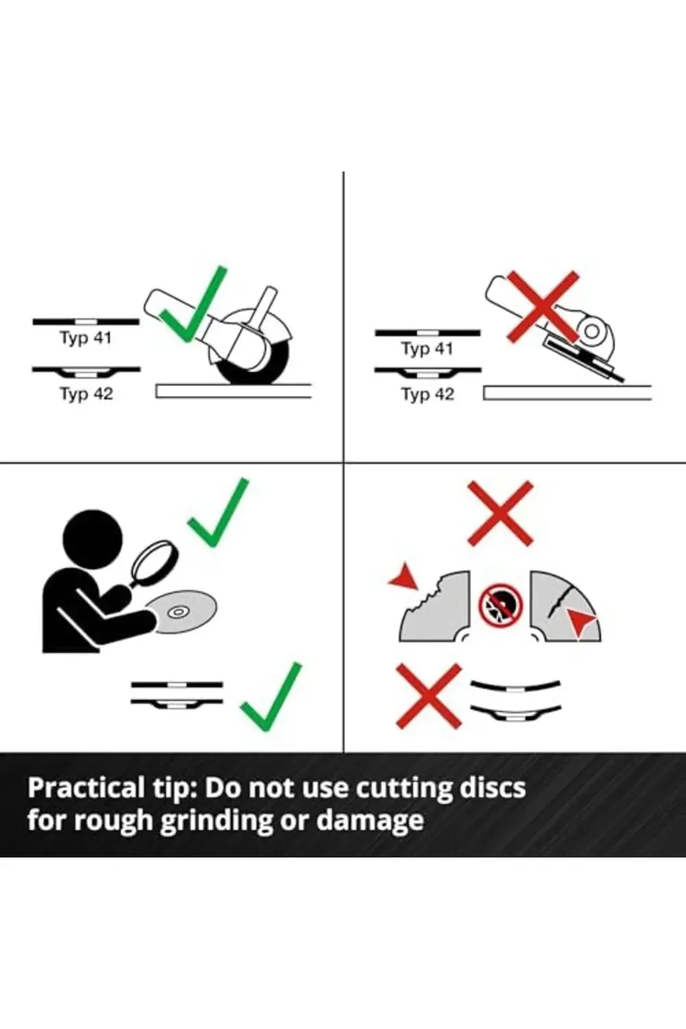 trendzap İnox kesici disk 230x2,0 mm 3 adet - 49711523 trendygrip