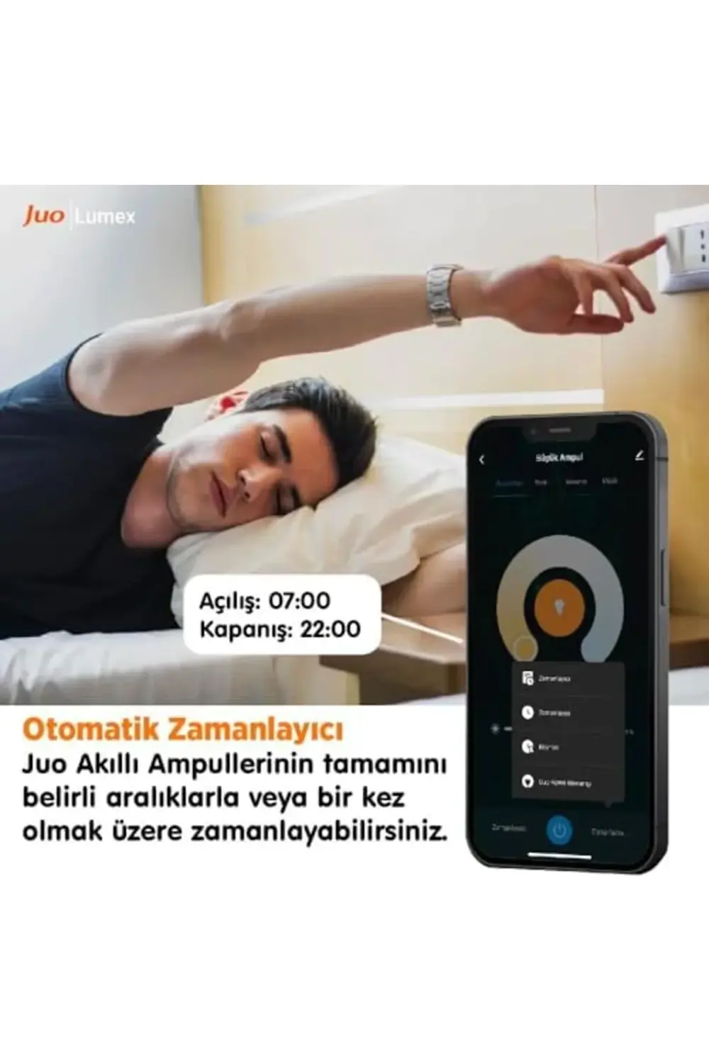 trendzap Juo Lumex Akıllı Ampul 11W Led RGB Wifi & Bluetooth tren