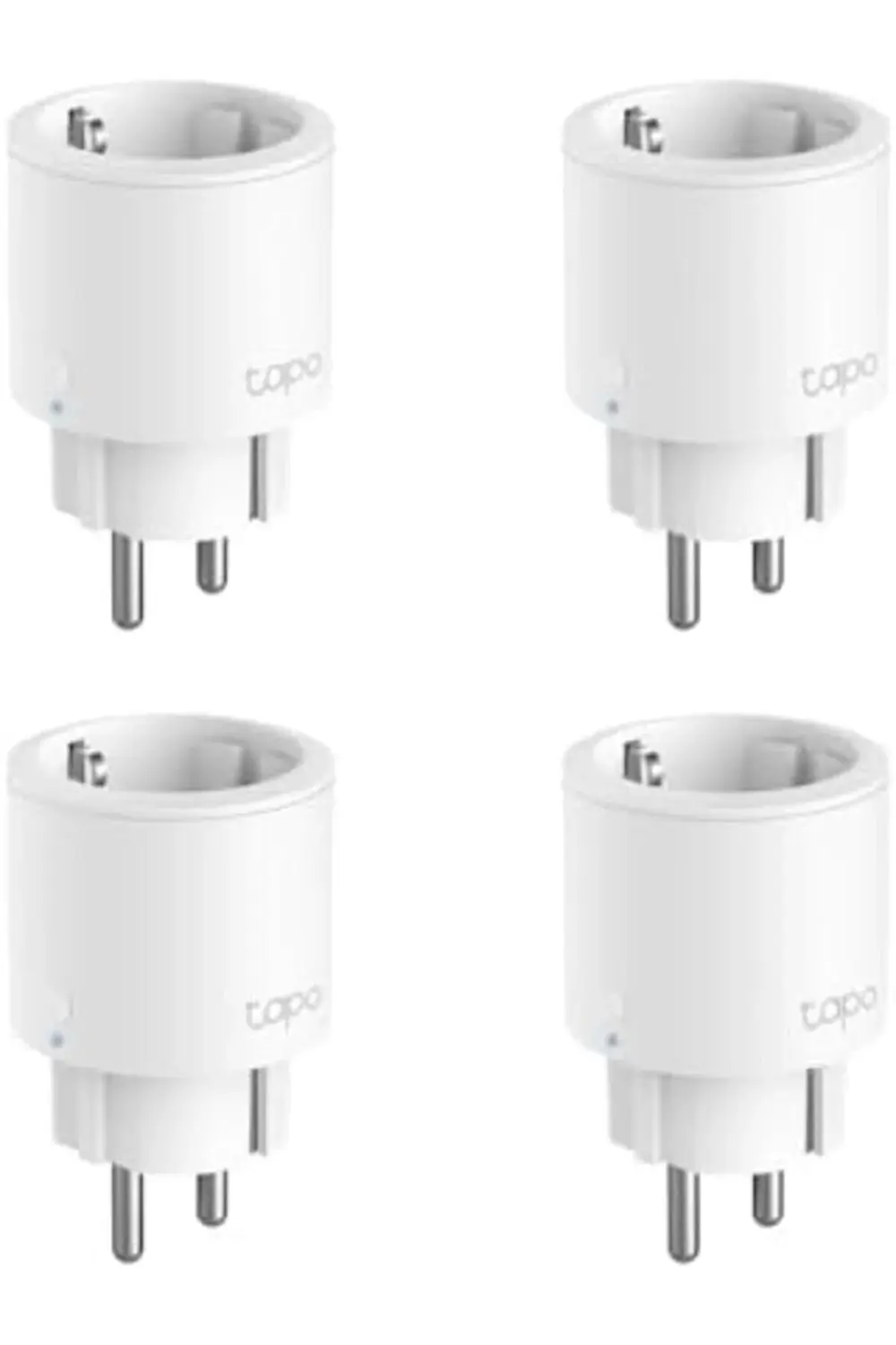 trendzap P115 4-Pack, Mini Akıllı Wi-Fi Priz, Enerji İzleme, tren