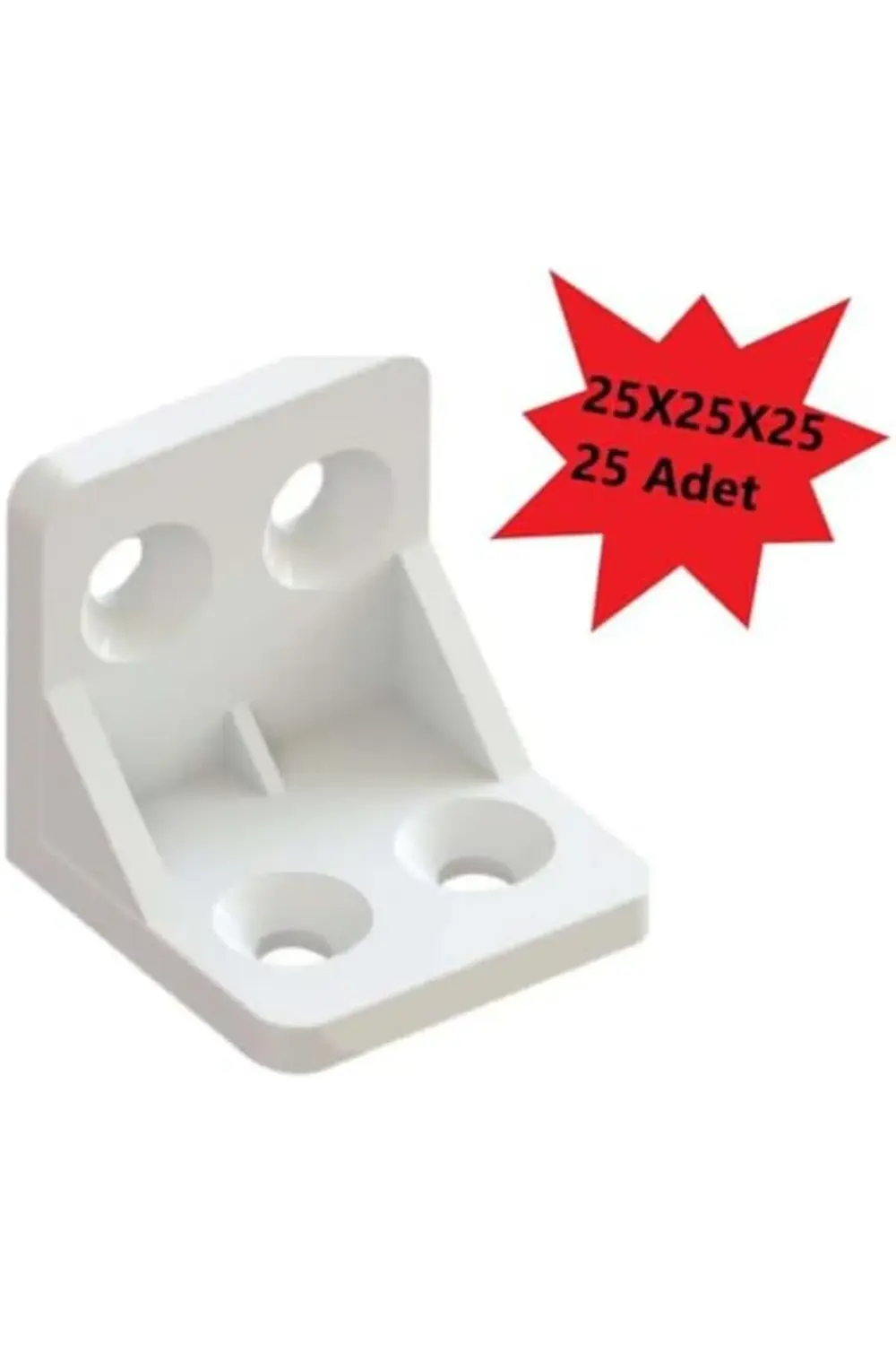 trendzap Plastik L Köşe Bağlantı Aparatı, L Plastik Gönye Köşeben