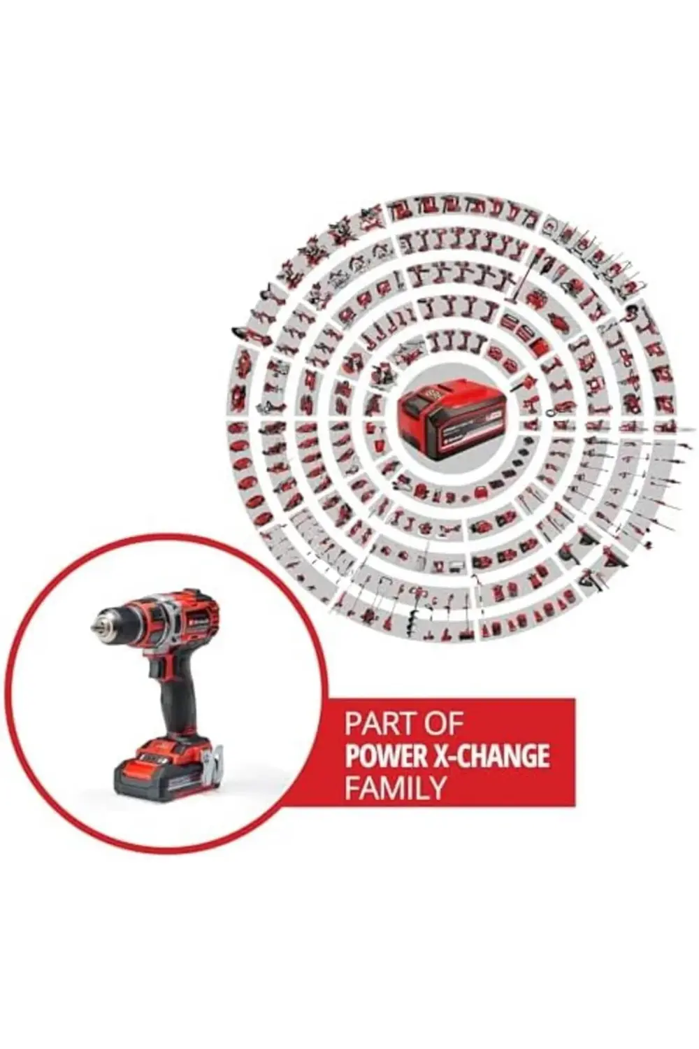 trendzap Profesyonel Akülü Vidalama TP-CD 18/50 Li BL Kit Power X