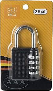 TRI-A 40 mm Şifreli Asma Kilit