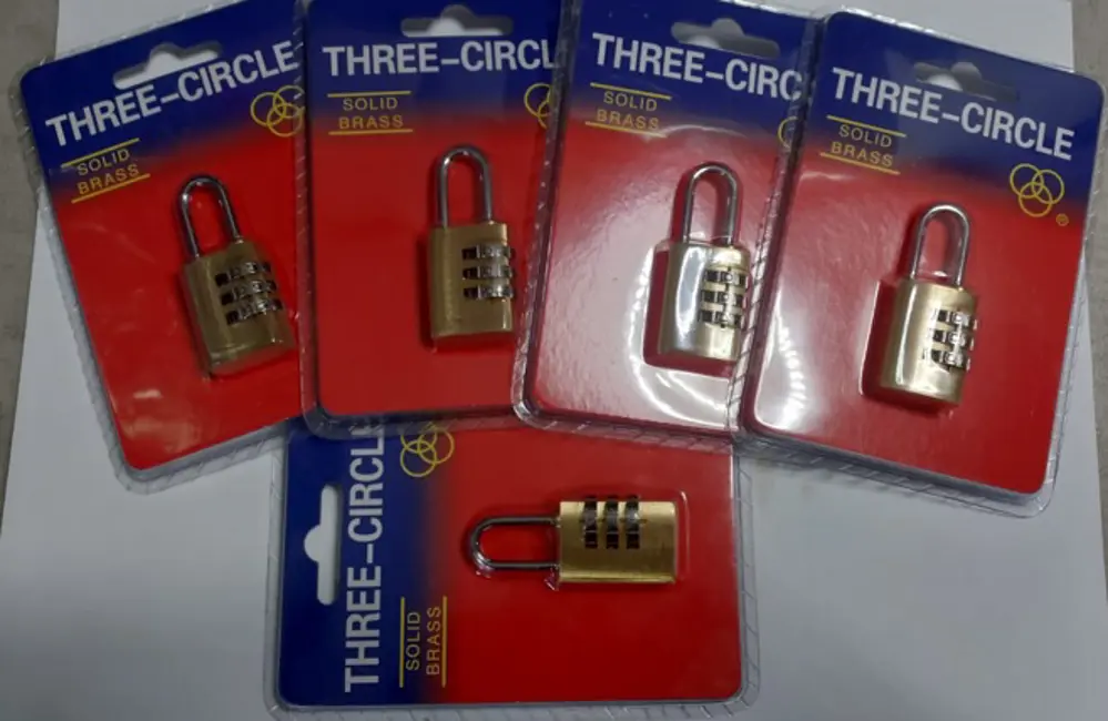 Trı Cırcle 20 Mm Şifreli Pirinç Asma Kilit 5 Adet Trı Cırcle 20 Mm Şifreli Pirinç Asma Kilit 5 Adet