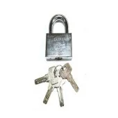 Trı-Cırcle Padlock 60 Mm Krom Kaplama Asma Kilit