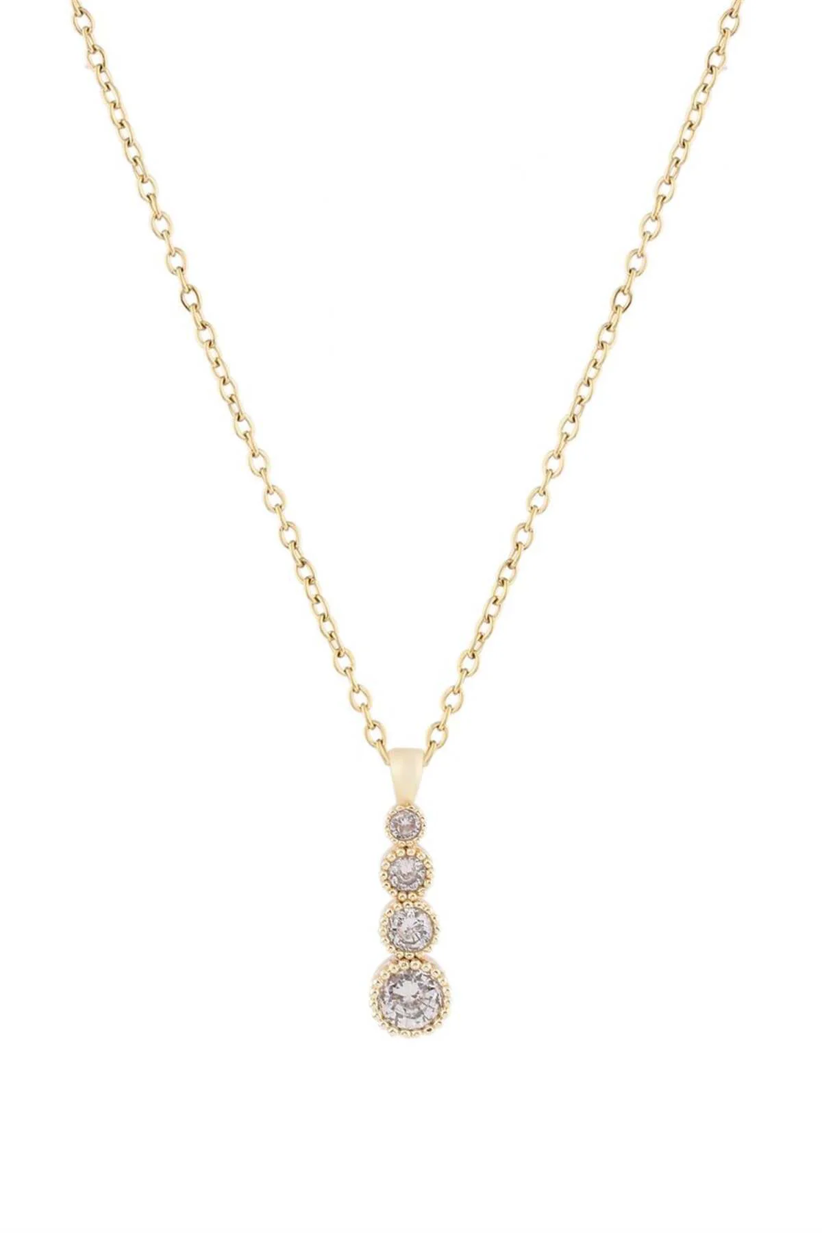 Tria Zirkon Kolye GOLD 45 cm Fiyatı, Yorumları ve Özellikleri