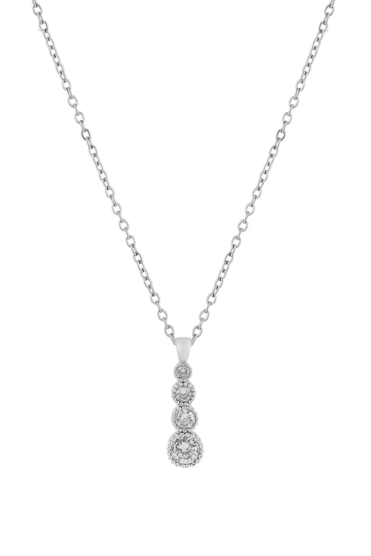 Tria Zirkon Kolye SILVER 45 cm Fiyatı, Yorumları ve Özellikleri