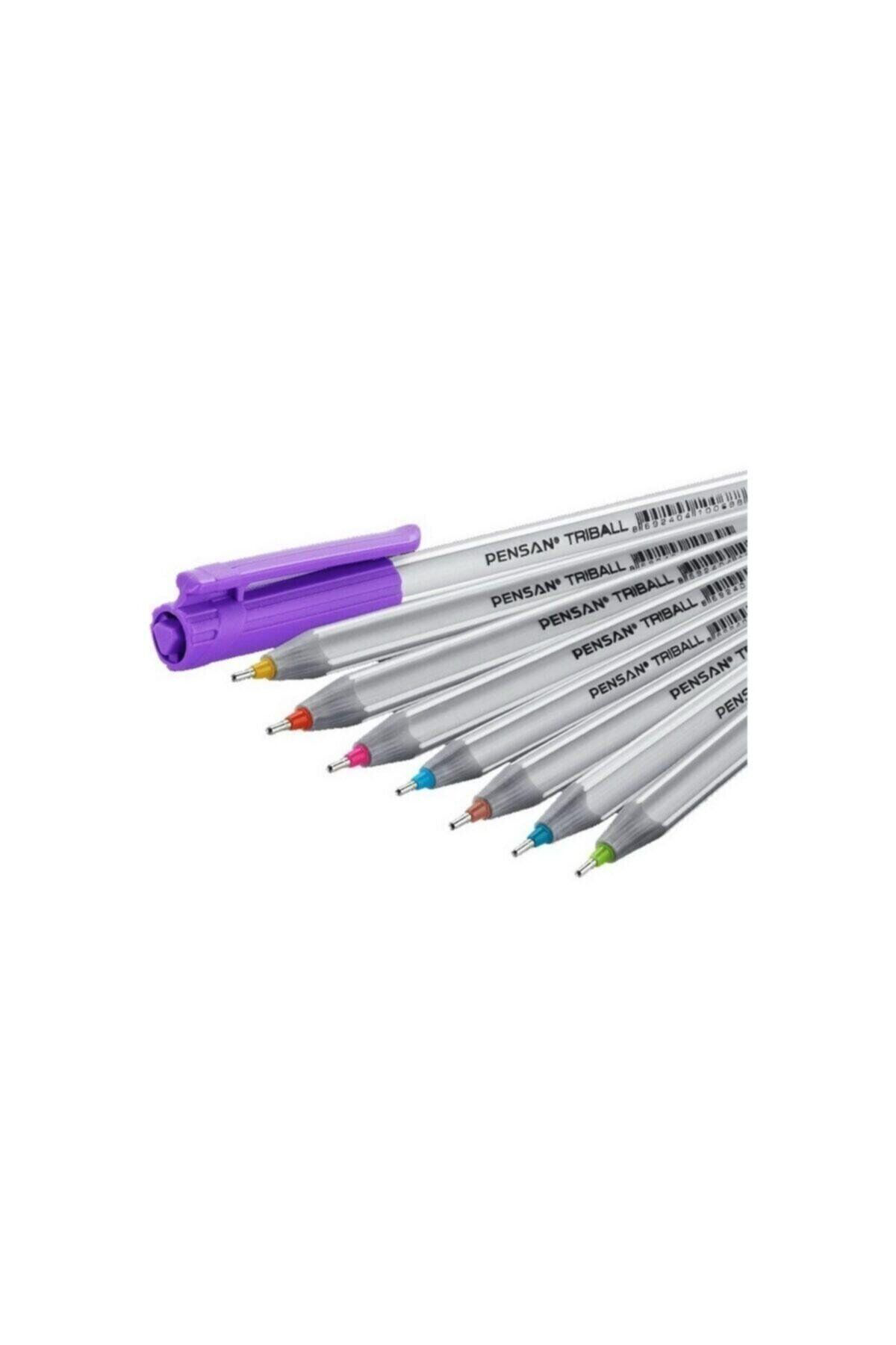 Triball 8'li Vakumlu Set Bic 6'lı Pastel Fosforlu