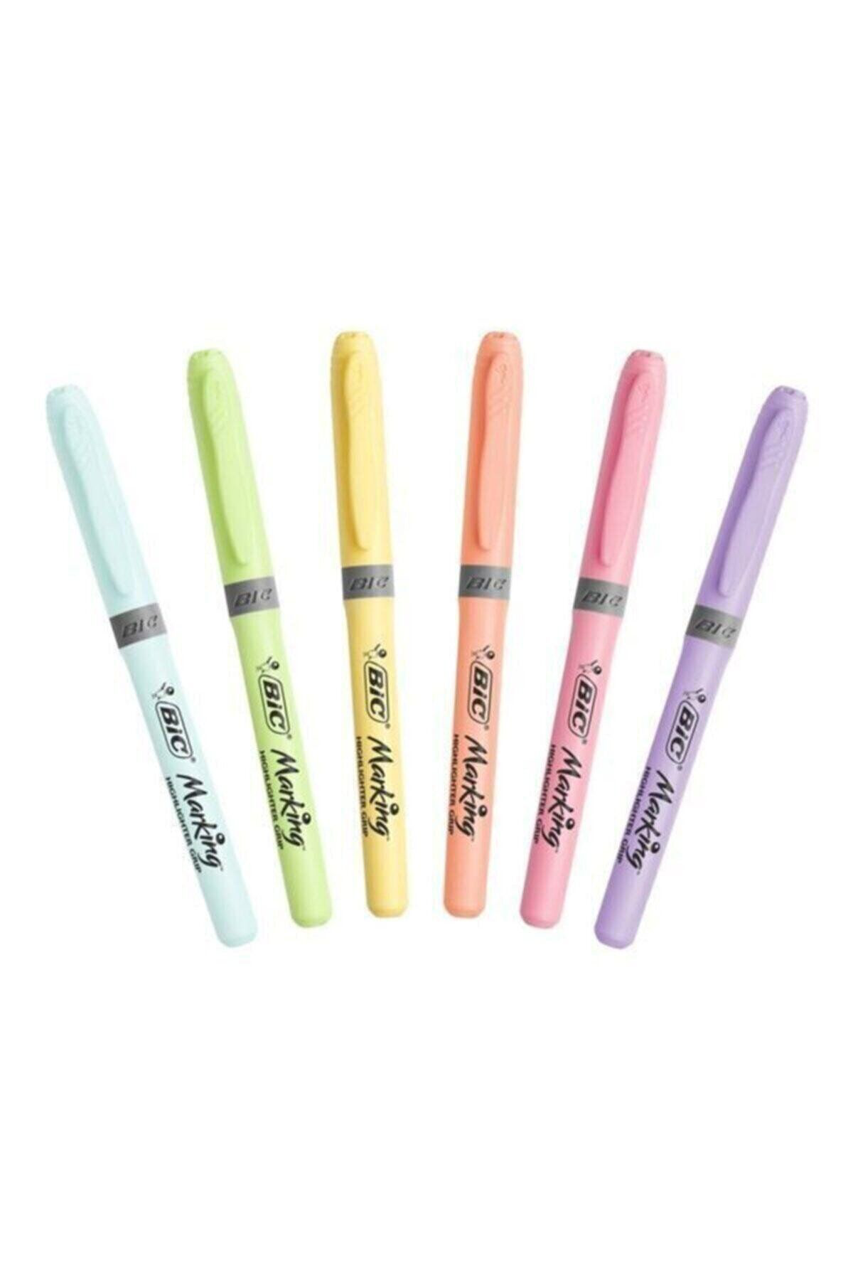Triball 8'li Vakumlu Set Bic 6'lı Pastel Fosforlu