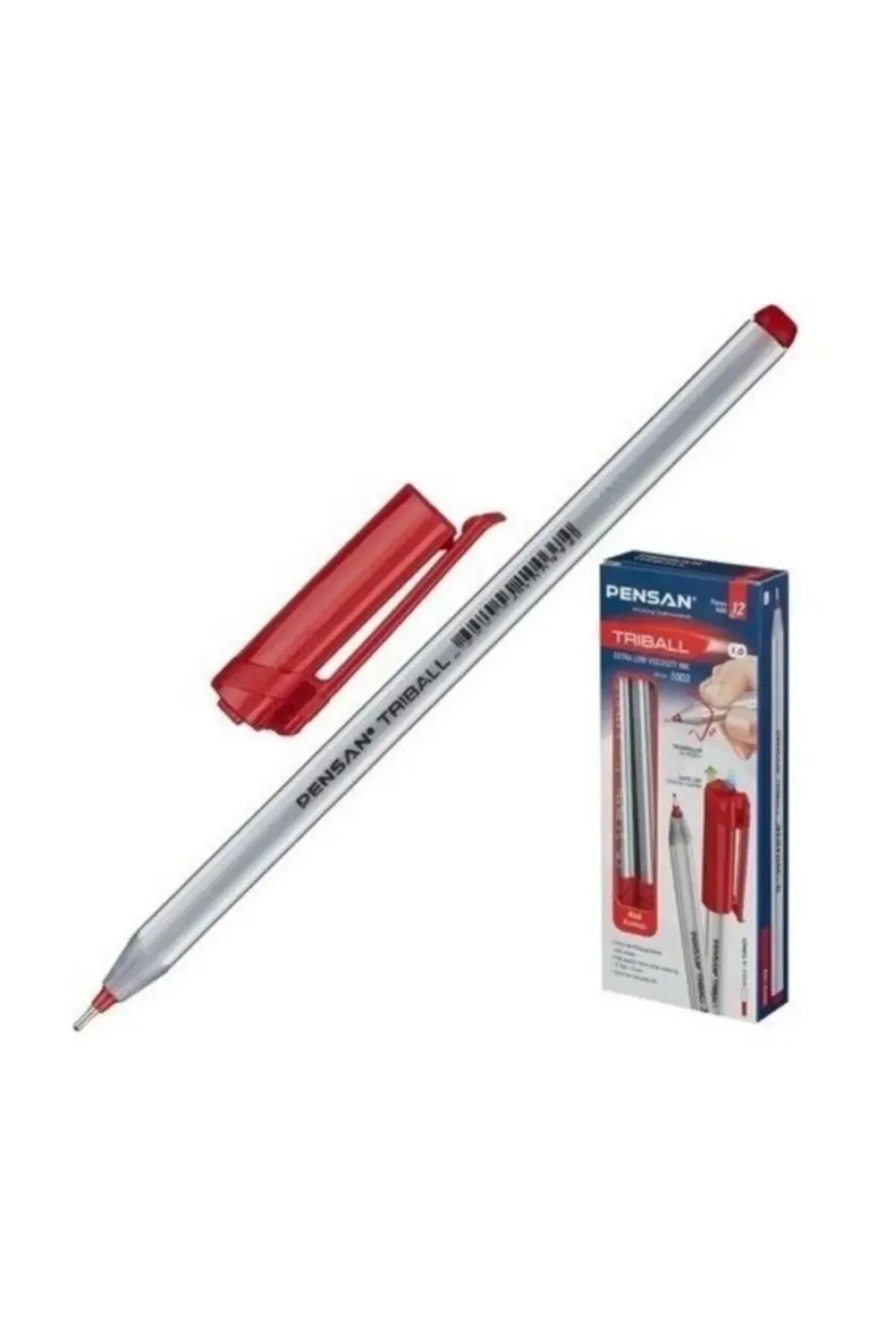 Trıball Siyah Tükenmez Kalem 10 Adet