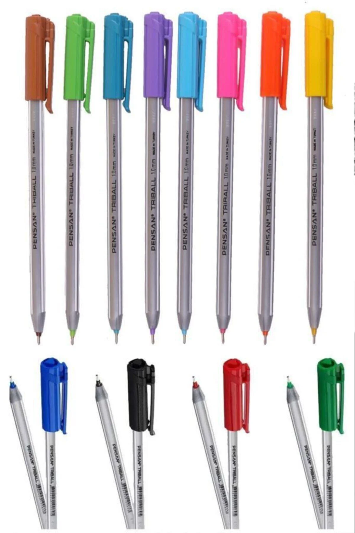 Triball Tükenmez 1mm 8 Li Renkli Set